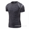 Fitness heren sportschool sport harddroogd shirt